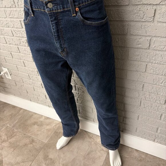 Levi 505 Men’s Dark Wash Straight Leg Jeans Size 36 x 30 - Picture 3 of 6